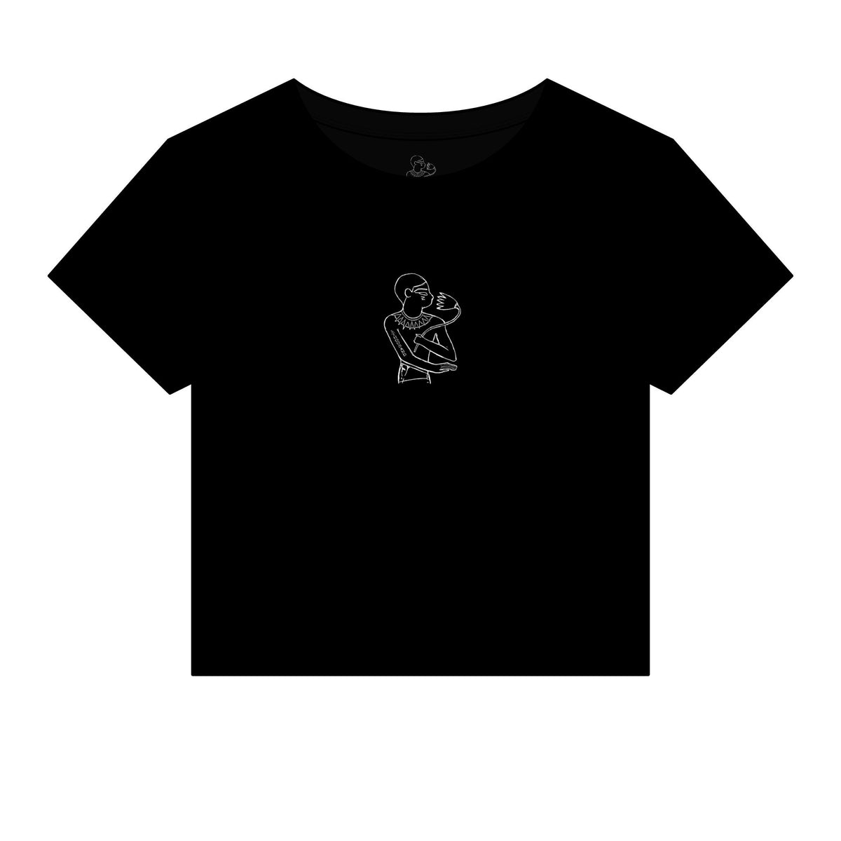 1Thousand Dark Knight Women's Micro Rib Baby Tee