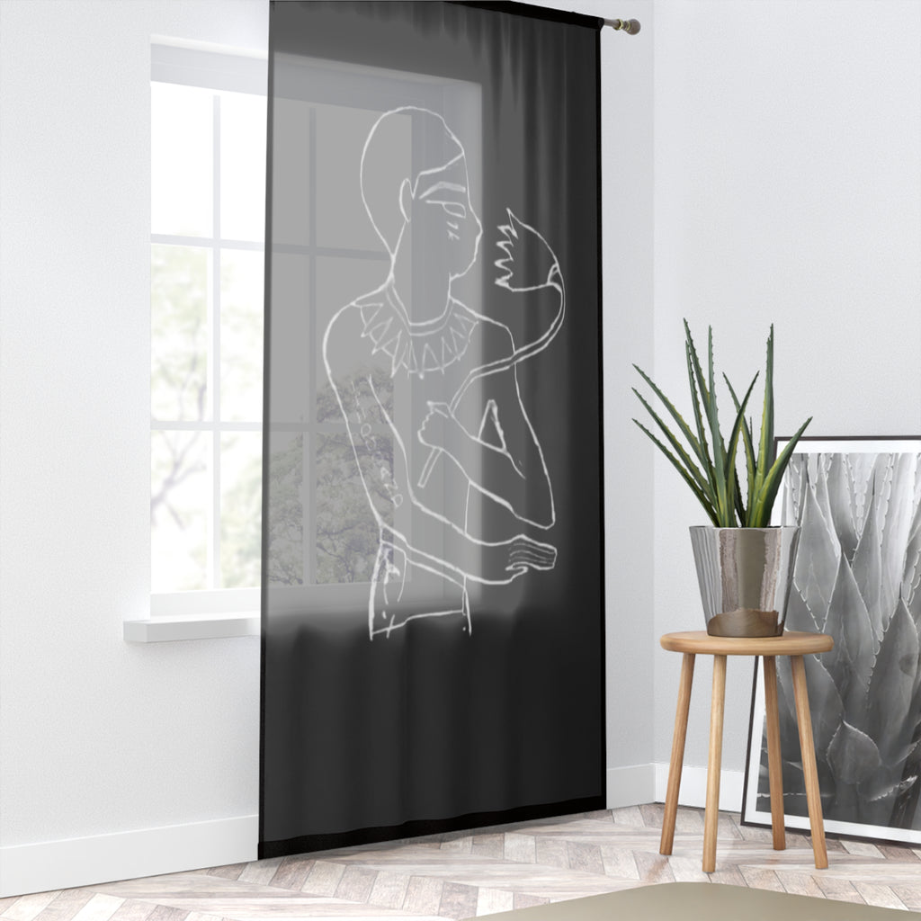 1Thousand Home Decore  Abstract Line Art Window Curtain