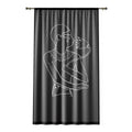 1Thousand Home Decore  Abstract Line Art Window Curtain